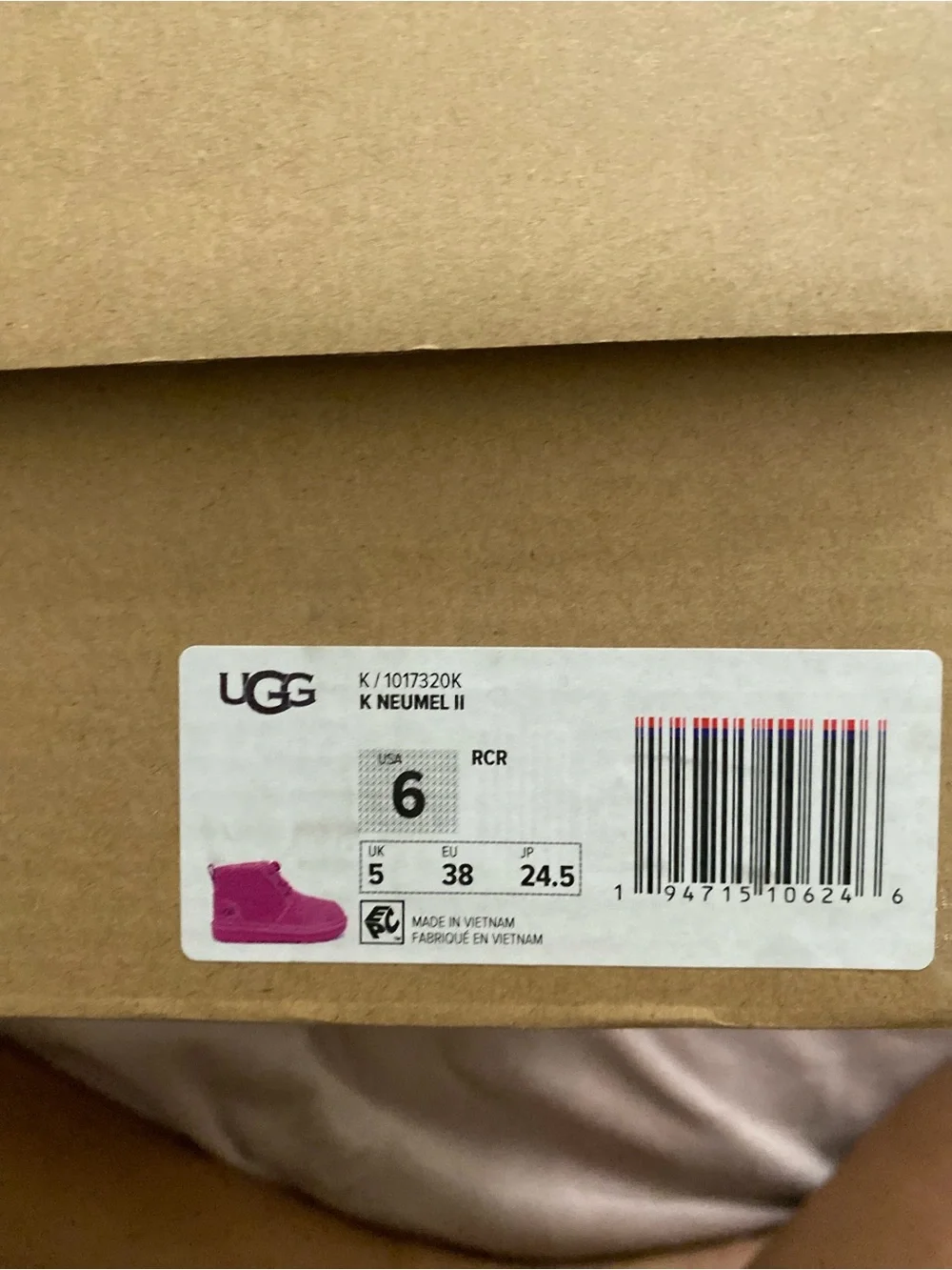 UGG Hot Pink Suede Lace-Up Ankle Booties